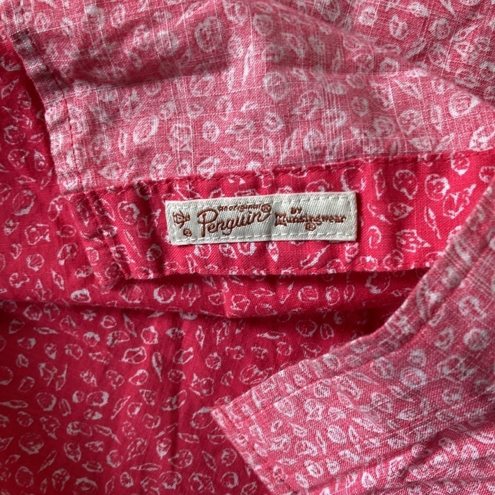 š An Original Penguin by Munsingear 100% cotton reverse print heritage slim fit - Picture 5 of 10
